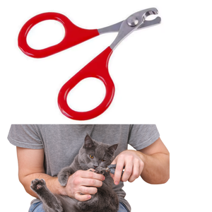 Cortauñas para Mascotas Surtech International con Mango Ergonómico y Cuchillas de Acero Inoxidable para un Aseo Seguro de Perros y Gatos, Madera Roja - Product Image 1