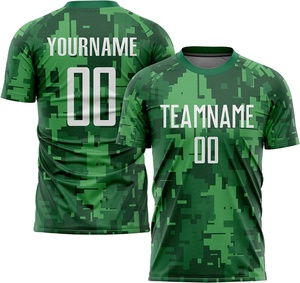 Uniforme de football entièrement Sublimation, maillot de football à col rond et manches courtes, ensemble court, Kit de football sublimé - Product Image 4