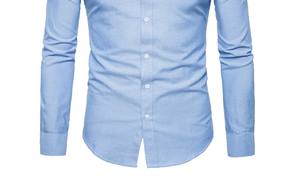เสื้อเชิ้ตติดกระดุมสำหรับผู้ชายเสื้อแฟชั่น - Product Image 4