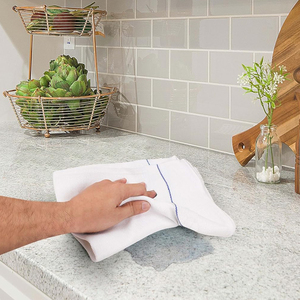 Essuie-tout de cuisine en coton blanc de haute qualité, écologique, séchage rapide, avec fonction de séchage rapide - Product Image 2