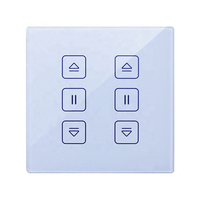 Custom Printing Screen 2mm 3mm 4mm Tempered Touch Control Light Switch Glass Panel Wall Touch Electrical Light Switch Glass