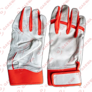 High Quality Genuine Leather Baseball <b>Batting</b> <b>Gloves</b> Customizable Breathable Durable Non-Slip Lightweight Adult Baseball <b>Gloves</b> - Product Image 5