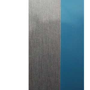 Cadre photo décoratif en bois argenté 61 x 91,5 cm, style simple, en bois massif et métal, pour l'affichage de photos - Product Image 1