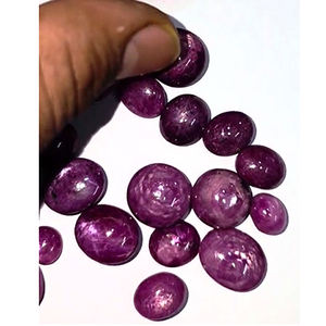 25ชิ้นทับทิมรูปดาวธรรมชาติทรงรีขนาด10มม. ถึง16มม. 322ชิ้นต่อล็อต Iroc ขายดี Manik หลวมอัญมณี CAB เรา $78 - Product Image 4