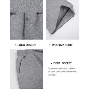 Pantalon de survêtement à séchage rapide avec logo personnalisé en gros Shorts de survêtement décontractés pour hommes Shorts de survêtement avec logo pour femmes - Product Image 4