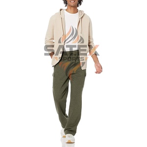 Vente flash Nouveauté Sweat à capuche zippé pour homme en hiver 100% coton polaire respirant écologique anti-boulochage style unique - Product Image 4