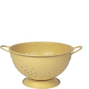 Offre Spéciale passoire de cuisine en métal enduit de poudre, ensemble de 2 passoire de cuisine blanche avec poignée pour laver le riz, les Fruits et le riz - Product Image 5