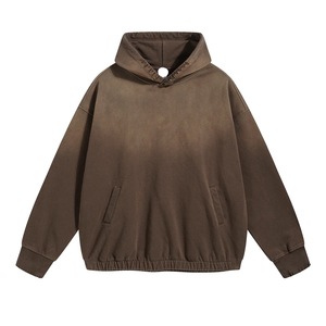 Sudadera con Capucha de Estilo Lavado Ácido de Peso Pesado |   Tinte Vintage con Efecto Desgastado por el Sol |   Hecho a Medida 2026 |   Venta al por Mayor de Estilo Popular - Product Image 3