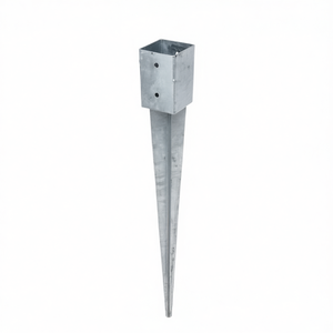 Tubo de sujeción galvanizado para suelo A71XB71XC150XD750mm de acero en bruto galvanizado en caliente para cercas, celosías y portones - Producto GAH - Product Image 3