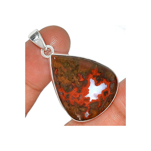 Colgante de piedras preciosas de Marruecos de Plata de Ley 925, joyería hecha a mano, Colgante de Piedra curativa Natural semipreciosa para mujer - Product Image 5