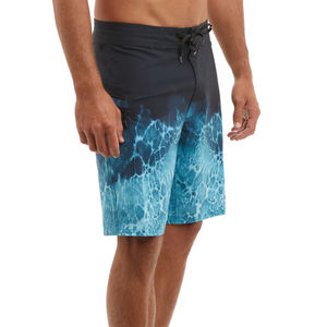 Pantalones cortos de secado rápido para hombre, pantalones cortos deportivos impermeables para correr, cómodos pantalones cortos elásticos de cintura personalizada para Fitness, sólidos - Product Image 2