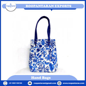 Derniers sacs à main de luxe avec impression exquise à la main Design ouvert élégant avec deux poignées faites à la main en vente à bas prix - Product Image 6