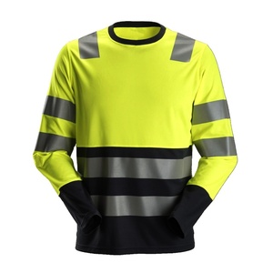Custom Logo Hi Vis Sweatshirt Fluorescent Reflective Safety Work Sweatshirt - Product Image 1