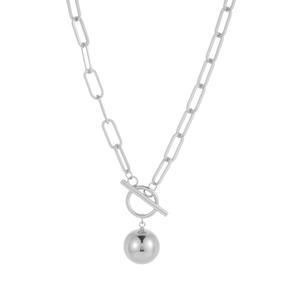 Collier minimaliste en acier inoxydable à maillons pour femme - Cadeau idéal pour un usage quotidien - Product Image 1