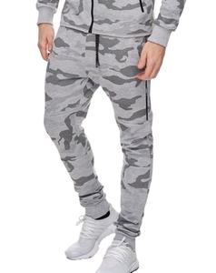 Nouvelle arrivée 2 pièces ensemble sport 100% coton Vintage lavage à l'acide survêtement hommes coupe ajustée sweat à capuche zippé et pantalon - Product Image 2