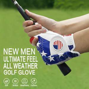 Nouveau dernier Style hommes et femmes utiliser des gants de golf 100% cuir de chèvre Offre Spéciale Logo personnalisé respirant gants de sport de plein air - Product Image 5