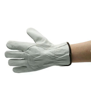 ถุงมือทำงานหนังวัวคุณภาพสูงป้องกันมือสวมใส่สบายพร้อมฟังก์ชันป้องกันการบาดและป้องกันการกระแทก - Product Image 4