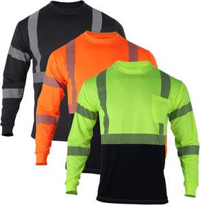 Custom Design Road Traffic Mining Coal Mechanic T <b>Shirts</b> Industrial Construction Security <b>Hi</b> <b>Vis</b> Reflective Safety Work T <b>Shirt</b> - Product Image 4
