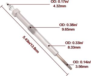 12639701 bujías incandescentes diésel 9G para Duramax LLY LML LMM Chevy GMC LBZ <span class=keywords><strong>LGH</strong></span> 6.6L 2006 -2016 Silverado Savana Sierra Express 8PCS - Product Image 3