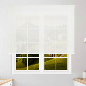 Stores enrouleurs translucides Well Home - Blanc cassé, 180 x 140 cm (largeur x longueur) / Taille du tissu 177 x 135 cm - Product Image 5