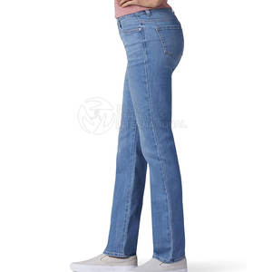 Solid Color Comfortable <b>Women</b> <b>Jeans</b> Pant Custom New Design High Quality Style <b>Women</b> <b>Jeans</b> Pants Made In Pakistan - Product Image 6