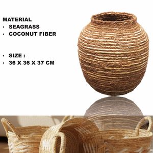 Gentong หัตถกรรมเส้นใยมะพร้าวหญ้าทะเลเดี่ยว - Product Image 2