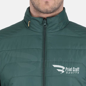 Chaqueta Acolchada Personalizada para Hombre, de Alta Calidad, Transpirable, Impermeable, Resistente al Viento, con Cuello Alto, Diseño de Invierno, Servicio OEM - Product Image 6
