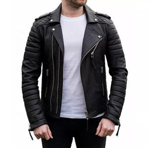 Chaqueta de cuero de vaca Premium unisex suave, duradera, cómoda para uso diario - Product Image 1