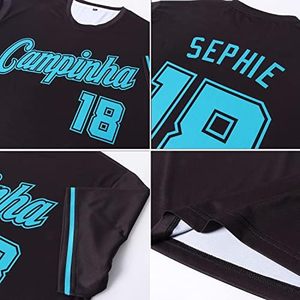 เสื้อเจอร์ซีย์ใหม่สำหรับผู้ชายและผู้หญิงเสื้อซอฟต์บอลเบสบอลปรับแต่งได้ตามต้องการ - Product Image 3