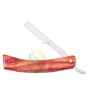 Navaja de Afeitar Profesional Negra de Lujo, Herramienta de Afeitar de Acero Inoxidable para Barberos, Navaja de Afeitar Recta de Acero Inoxidable para Hombres de Élite - Product Image 3