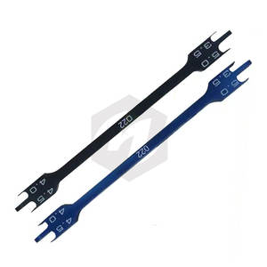 Soporte de ortodoncia negro y azul, medidor de altura, medidor de medición de acero inoxidable, soporte de ortodoncia, instrumentos médicos de posicionamiento - Product Image 1