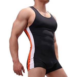 Couleur personnalisée imprimé noir Spandex/Nylon unisexe sans manches Y-line Strap Powerlifting Singlet pour Strongman Competition Gym Wear - Product Image 1