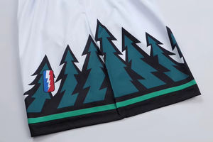 Short de basket-ball imprimé pour hommes avec maille respirante et taille ajustable, coupe athlétique longue pour les sports d'été - Product Image 6