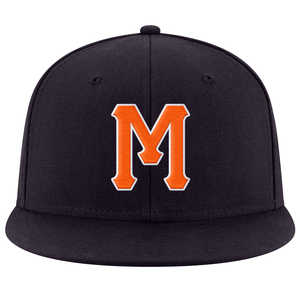 หมวกเบสบอลหนังนิ่ม6แผงปรับได้หมวกแก๊ปปีกแบนปรับได้ปักโลโก้3D - Product Image 4