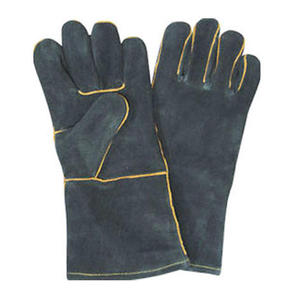 Gants en cuir en gros OEM, logo personnalisé, cuir de vache souple, adhérence durable pour le travail industriel, la sécurité et la protection en extérieur - Product Image 3