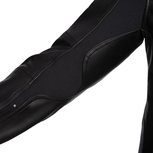 Classic Storm Black Soft Cowhide Leather Racing Motorbike Jacket removable CE-Certified <b>Protectors</b> Motorcycle Jacket For Men - Product Image 4