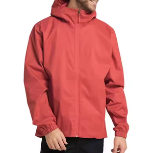 Chaqueta Impermeable para Hombre, Ligera, con Capucha, Cortavientos, con Cierre Completo, Plegable, para Exteriores, Transpirable - Product Image 1