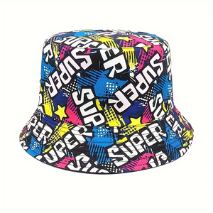 Chapeau de pêcheur réversible double face personnalisé avec logo imprimé par sublimation, fabriqué par le fabricant, pour l'extérieur - Product Image 4