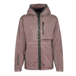 Nuevo estilo bolsillo lateral a prueba de lluvia invierno cremallera completa pulóver transpirable a prueba de lluvia chaqueta cortavientos de invierno - Product Image 1