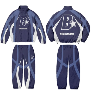 ชุดวอร์มกันลม3เมตรสำหรับผู้ชายชุดวอร์มซิปไนลอนแบบกำหนดเอง - Product Image 5