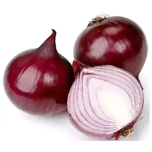 Cipolle rosse Premium-Farm lampadine di cipolla fresche, di alta qualità, Non sbucciate per eccellenza culinaria sfuse