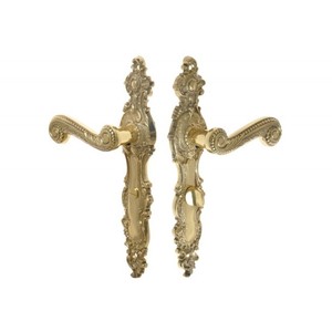 <b>Door</b> <b>Handle</b> RETRO 60 WC - Brass - Product Image 1