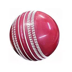 Pelota de Cricket de Cuero Rojo de Alta Calidad, Precio de Fábrica al por Mayor, 4 Piezas, Hecha a Mano, con Logotipo Personalizado - Product Image 5