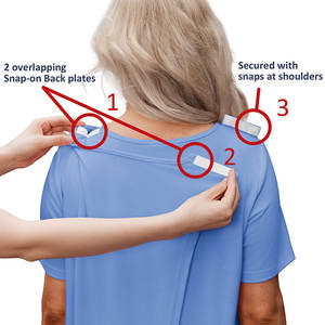 Prix de gros, qualité d'exportation, robes de patient imprimées pour hommes et femmes, 100% polyester, robes d'hôpital, utilisées pour les patients pendant le traitement - Product Image 2