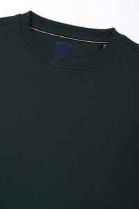 เสื้อสเวตเชิ้ตผู้ชายแบรนด์สั่งทำพิเศษ ผ้าฝ้ายฟลีซ 100% สำหรับฤดูหนาว ป้องกันรอยยับ ระบายอากาศได้ดี คอกลม ทรงปกติ แขนยาว - Product Image 6