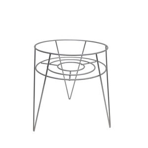 Vente en gros de jardinière ronde en fer en vrac support de jardinière de graine de couleur noire de taille moyenne pour la décoration intérieure et de jardin - Product Image 6