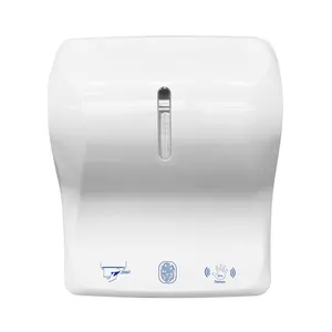 Wall mounted ABS plastic white black grey gold jumbo roll hands free paper towel dispenser automatic