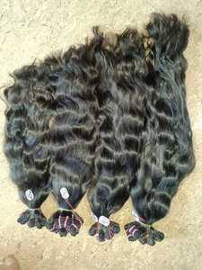 Extensiones de cabello ondulado a granel brasileño virgen de alta calidad cabello humano indio - Product Image 5