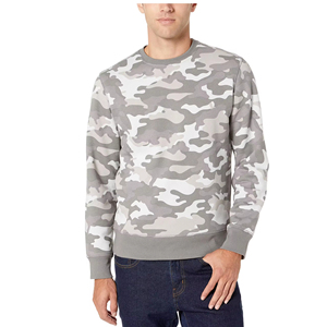 Sudaderas de Forro Polar Extra Grandes a la Moda para Hombre, Personalizadas, 55% Algodón, 45% Poliéster, Camisetas con Estampado de Camuflaje para Invierno - Product Image 1