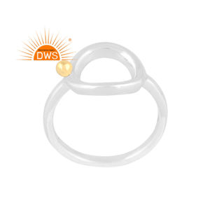 แหวนซ้อนเงินสเตอร์ลิงอย่างดีเครื่องประดับแบบสั่งทำสำหรับผู้หญิงของขวัญล่าสุดสำหรับผู้หญิง - Product Image 1